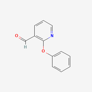 molecular formula C12H9NO2 B3214316 2-Phenoxynicotinaldehyde CAS No. 114077-93-9