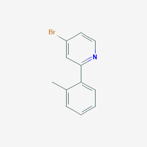 4-Bromo-2-(2-tolyl)pyridine