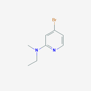 molecular formula C8H11BrN2 B3214365 2-Pyridinamine, 4-bromo-N-ethyl-N-methyl- CAS No. 1142194-26-0