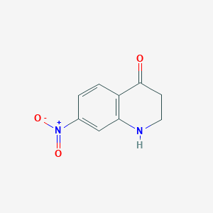 molecular formula C9H8N2O3 B3214459 7-Nitro-1,2,3,4-tetrahydroquinolin-4-one CAS No. 114417-33-3