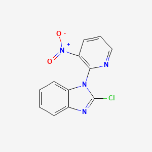 2-Chloro-1-(3-nitro-pyridin-2-yl)-1H-benzoimidazole