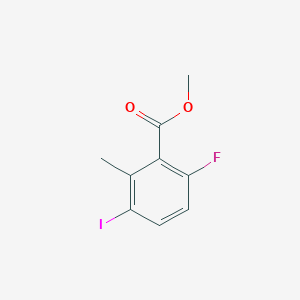 molecular formula C9H8FIO2 B3214662 Methyl 6-fluoro-3-iodo-2-methylbenzoate CAS No. 1149379-04-3