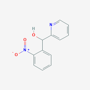 molecular formula C12H10N2O3 B3214693 (2-硝基苯基)(吡啶-2-基)甲醇 CAS No. 115177-58-7