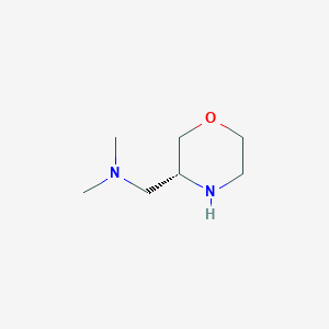 3-Morpholinemethanamine, N,N-dimethyl-, (3R)-
