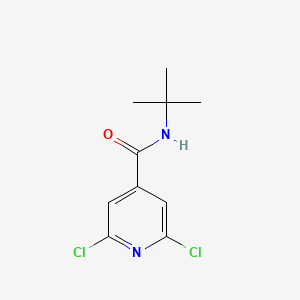 molecular formula C10H12Cl2N2O B3214739 N-tert-butyl-2,6-dichloropyridine-4-carboxamide CAS No. 1152504-12-5