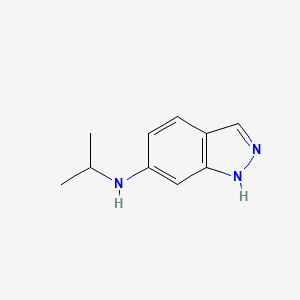 molecular formula C10H13N3 B3214786 N-Isopropyl-1H-indazol-6-amine CAS No. 1152873-01-2