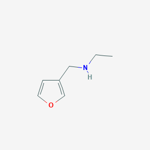 molecular formula C7H11NO B3214793 Ethyl(furan-3-ylmethyl)amine CAS No. 1152879-05-4