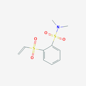 molecular formula C10H13NO4S2 B3214831 2-(ethenesulfonyl)-N,N-dimethylbenzene-1-sulfonamide CAS No. 1153477-05-4