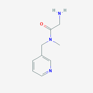 molecular formula C9H13N3O B3214878 2-Amino-N-methyl-N-pyridin-3-ylmethyl-acetamide CAS No. 1154667-37-4