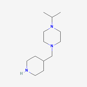 molecular formula C13H27N3 B3214880 1-(1-methylethyl)-4-(4-piperidinylmethyl)Piperazine CAS No. 1154667-75-0