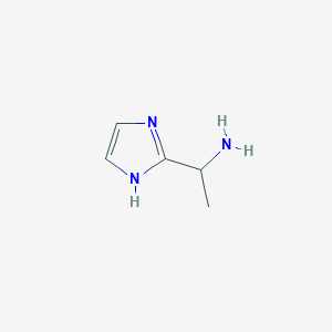molecular formula C5H9N3 B3214885 1-(1H-imidazol-2-yl)ethanamine CAS No. 1154736-07-8