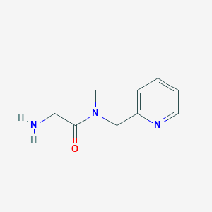 molecular formula C9H13N3O B3214895 2-Amino-N-methyl-N-pyridin-2-ylmethyl-acetamide CAS No. 1154897-57-0