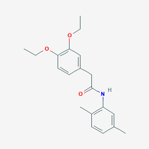 molecular formula C20H25NO3 B321490 2-(3,4-diethoxyphenyl)-N-(2,5-dimethylphenyl)acetamide 