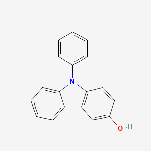 molecular formula C18H13NO B3214934 9-苯基-9H-咔唑-3-醇 CAS No. 115552-06-2