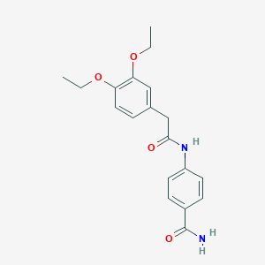 4-{[(3,4-Diethoxyphenyl)acetyl]amino}benzamide