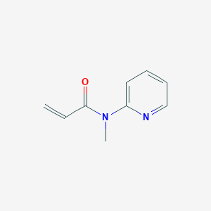 molecular formula C9H10N2O B3215002 N-甲基-N-(2-吡啶基)丙烯酰胺 CAS No. 1156926-11-2