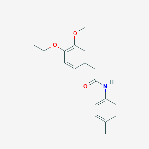 molecular formula C19H23NO3 B321502 2-(3,4-diethoxyphenyl)-N-(4-methylphenyl)acetamide 