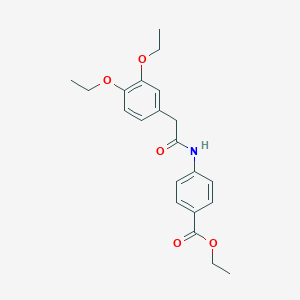 Ethyl 4-{[(3,4-diethoxyphenyl)acetyl]amino}benzoate