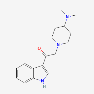 2-[4-(dimethylamino)piperidin-1-yl]-1-(1H-indol-3-yl)ethan-1-one