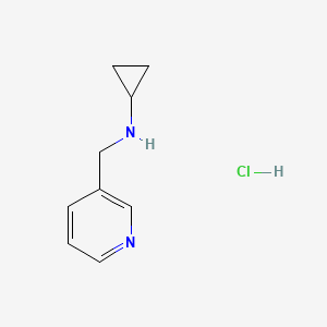 N-(pyridin-3-ylmethyl)cyclopropanamine hydrochloride