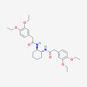 2-(3,4-diethoxyphenyl)-N-(2-{[(3,4-diethoxyphenyl)acetyl]amino}cyclohexyl)acetamide