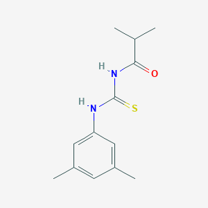 N-[(3,5-dimethylphenyl)carbamothioyl]-2-methylpropanamide