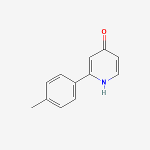 molecular formula C12H11NO B3215153 4-Hydroxy-2-(4-methylphenyl)pyridine CAS No. 1159814-51-3