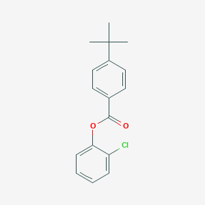 molecular formula C17H17ClO2 B321516 2-Chlorophenyl 4-tert-butylbenzoate 
