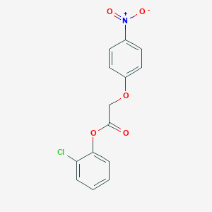 molecular formula C14H10ClNO5 B321518 2-Chlorophenyl (4-nitrophenoxy)acetate 