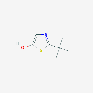 molecular formula C7H11NOS B3215186 2-(Tert-butyl)-5-hydroxythiazole CAS No. 1159816-38-2