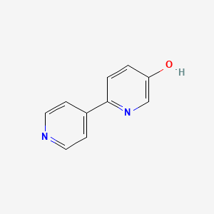 molecular formula C10H8N2O B3215188 6-(Pyridin-4-yl)pyridin-3-ol CAS No. 1159816-97-3