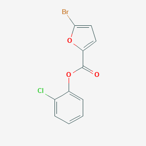 molecular formula C11H6BrClO3 B321519 2-Chlorophenyl 5-bromofuran-2-carboxylate 