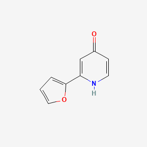 2-(Furan-2-YL)-4-hydroxypyridine