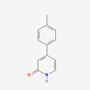 molecular formula C12H11NO B3215229 2-Hydroxy-4-(4-methylphenyl)pyridine CAS No. 1159820-79-7