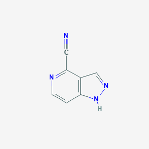 molecular formula C7H4N4 B3215260 1H-Pyrazolo[4,3-C]pyridine-4-carbonitrile CAS No. 1159829-79-4