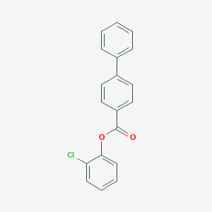 molecular formula C19H13ClO2 B321527 2-Chlorophenyl biphenyl-4-carboxylate 