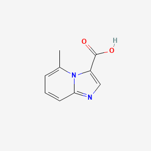 molecular formula C9H8N2O2 B3215277 5-Methylimidazo[1,2-a]pyridine-3-carboxylic acid CAS No. 1159832-24-2