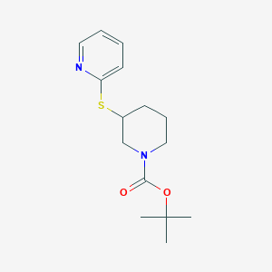 Tert-butyl 3-(pyridin-2-ylthio)piperidine-1-carboxylate