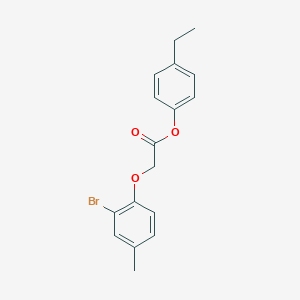 4-Ethylphenyl (2-bromo-4-methylphenoxy)acetate