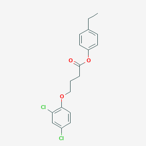 molecular formula C18H18Cl2O3 B321531 4-Ethylphenyl 4-(2,4-dichlorophenoxy)butanoate 