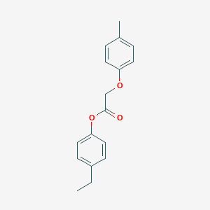 molecular formula C17H18O3 B321534 4-Ethylphenyl (4-methylphenoxy)acetate 