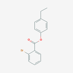 molecular formula C15H13BrO2 B321538 4-Ethylphenyl 2-bromobenzoate 