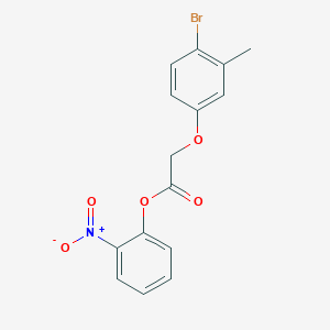 2-Nitrophenyl (4-bromo-3-methylphenoxy)acetate