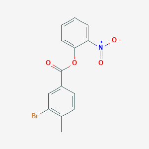 2-Nitrophenyl 3-bromo-4-methylbenzoate