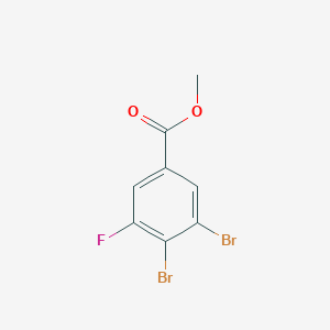 molecular formula C8H5Br2FO2 B3215427 Methyl 3,4-Dibromo-5-fluorobenzoate CAS No. 1160574-59-3