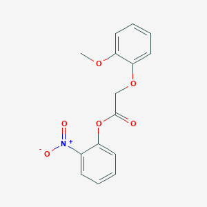 2-Nitrophenyl (2-methoxyphenoxy)acetate