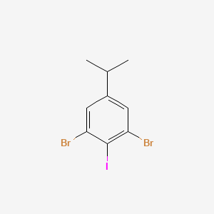 molecular formula C9H9Br2I B3215445 3,5-Dibromo-4-iodoisopropylbenzene CAS No. 1160575-01-8