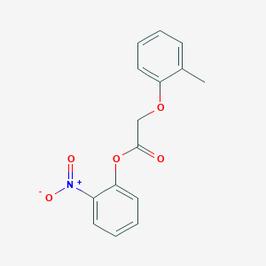 molecular formula C15H13NO5 B321549 2-Nitrophenyl (2-methylphenoxy)acetate 