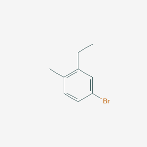 molecular formula C9H11B B3215501 4-Bromo-2-ethyl-1-methylbenzene CAS No. 1161497-35-3