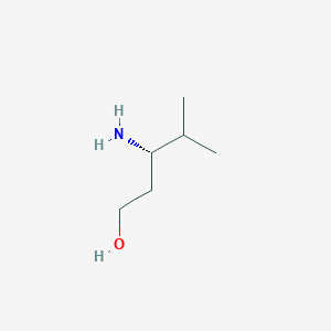 molecular formula C6H15NO B3215513 (3S)-3-amino-4-methylpentan-1-ol CAS No. 116173-94-5